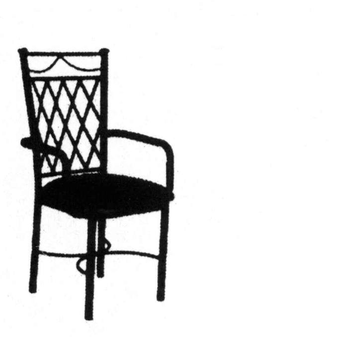 #415 Diamond Arm Chair