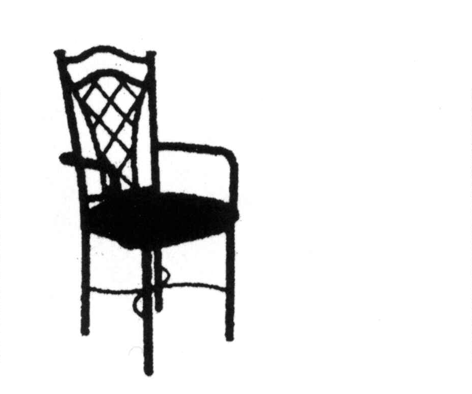 #418 Screen Arm Chair