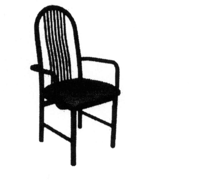 #278 Spindle Arm Chair