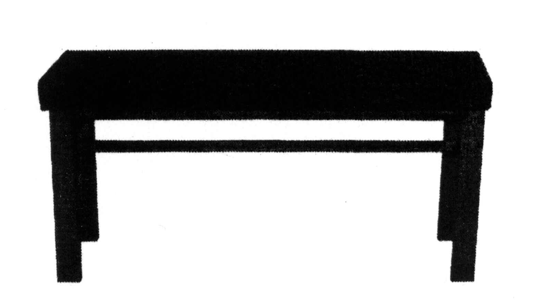 #854 Metal Bench